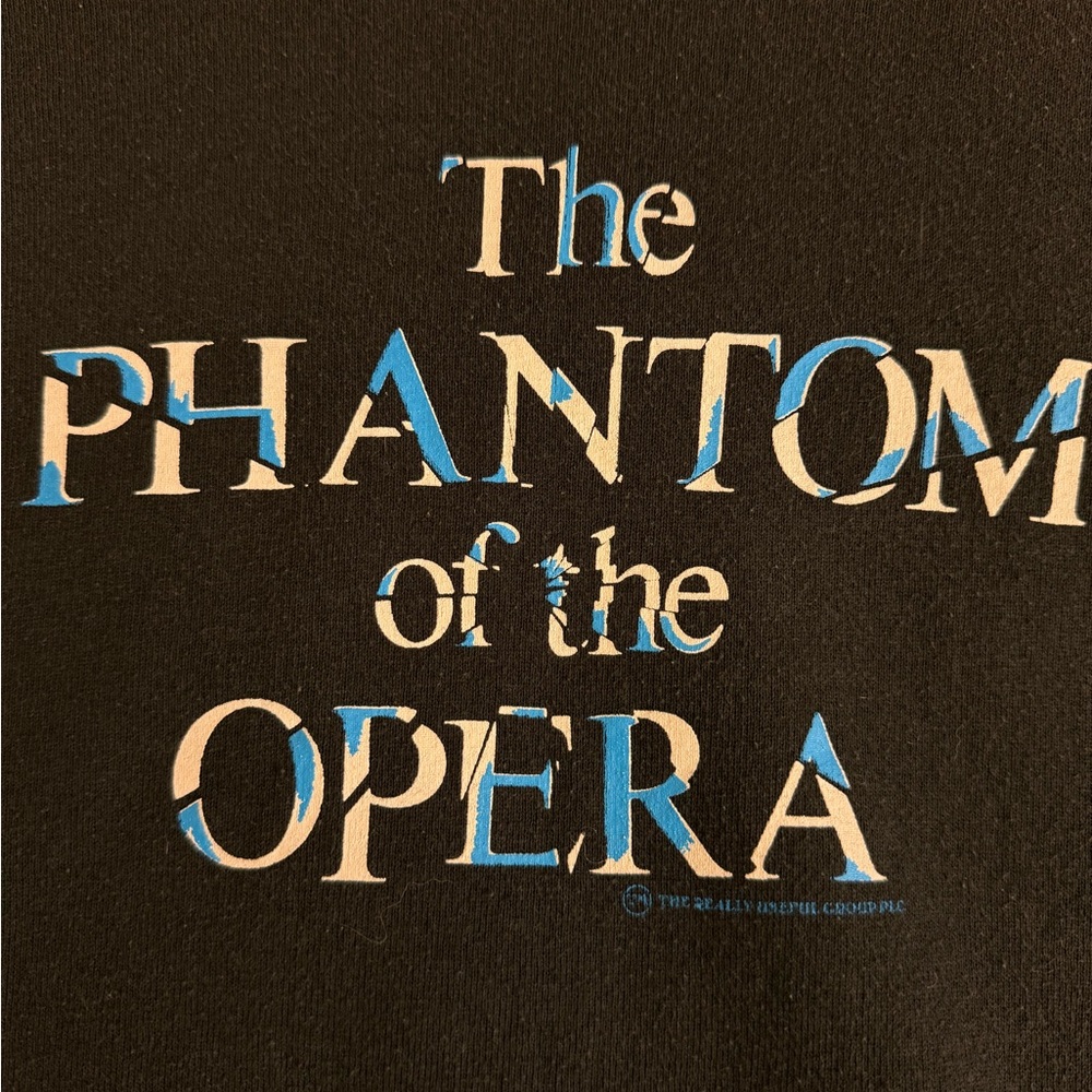 VINTAGE Phantom of The Opera Crewneck Sweater XL - Picture 5 of 6